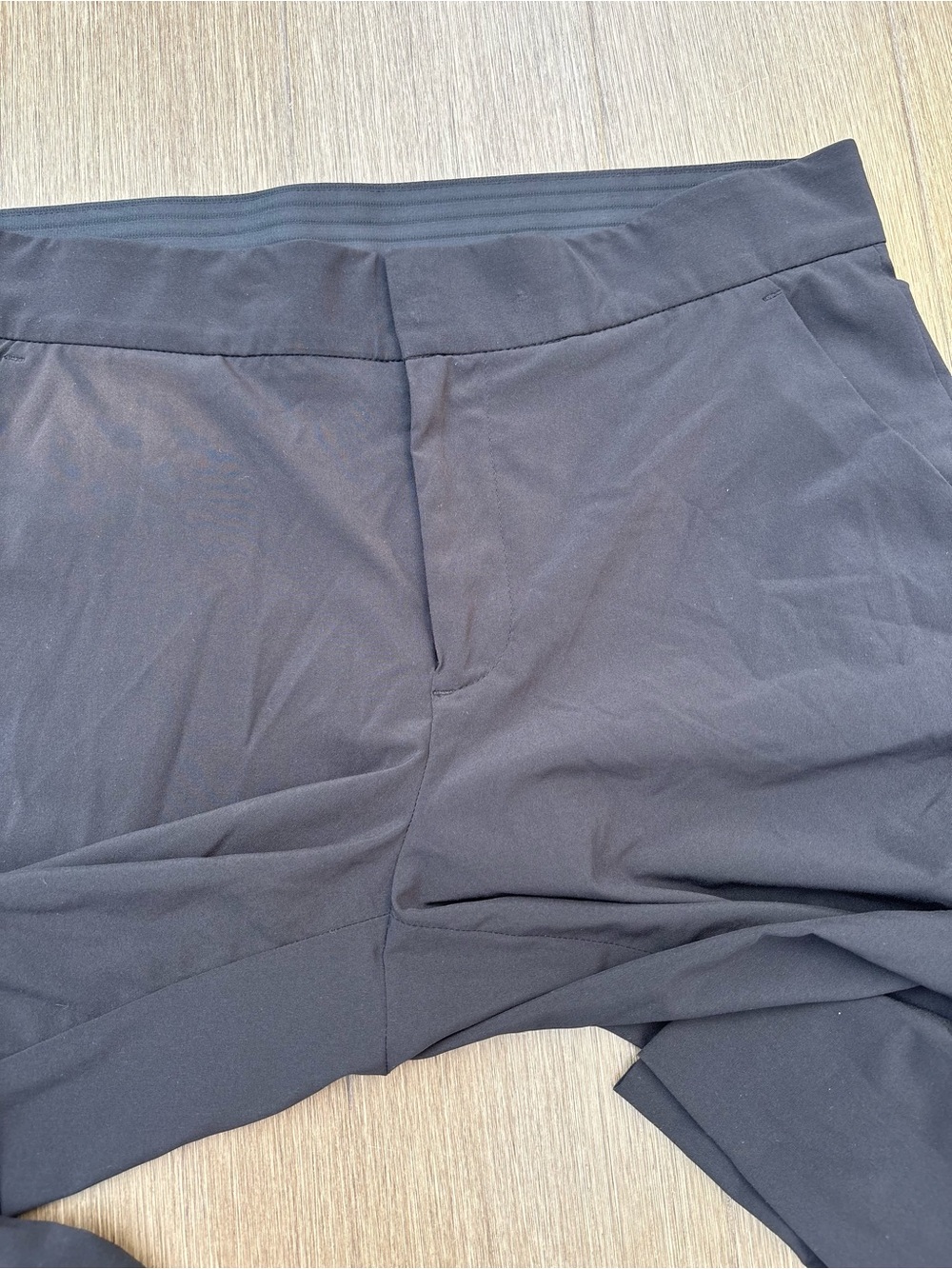 Athleta Tribeca Cropped Flowy Mid-Rise Pants In Black Size 8 - Picture 11 of 14